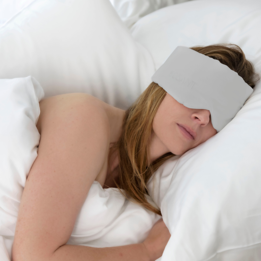 Cure Bambusschlafmaske - grau